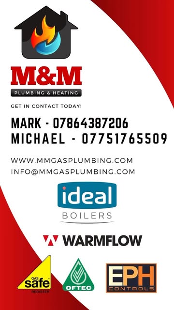 M&M Plumbing advertisement cover